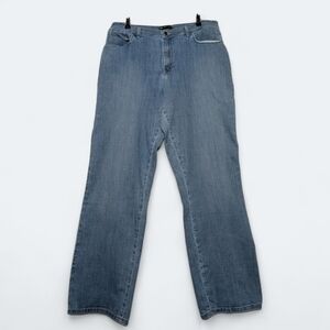 Lee Relaxed Fit Women’s Jeans Long Blue Denim Medium Wash Size 16 Long